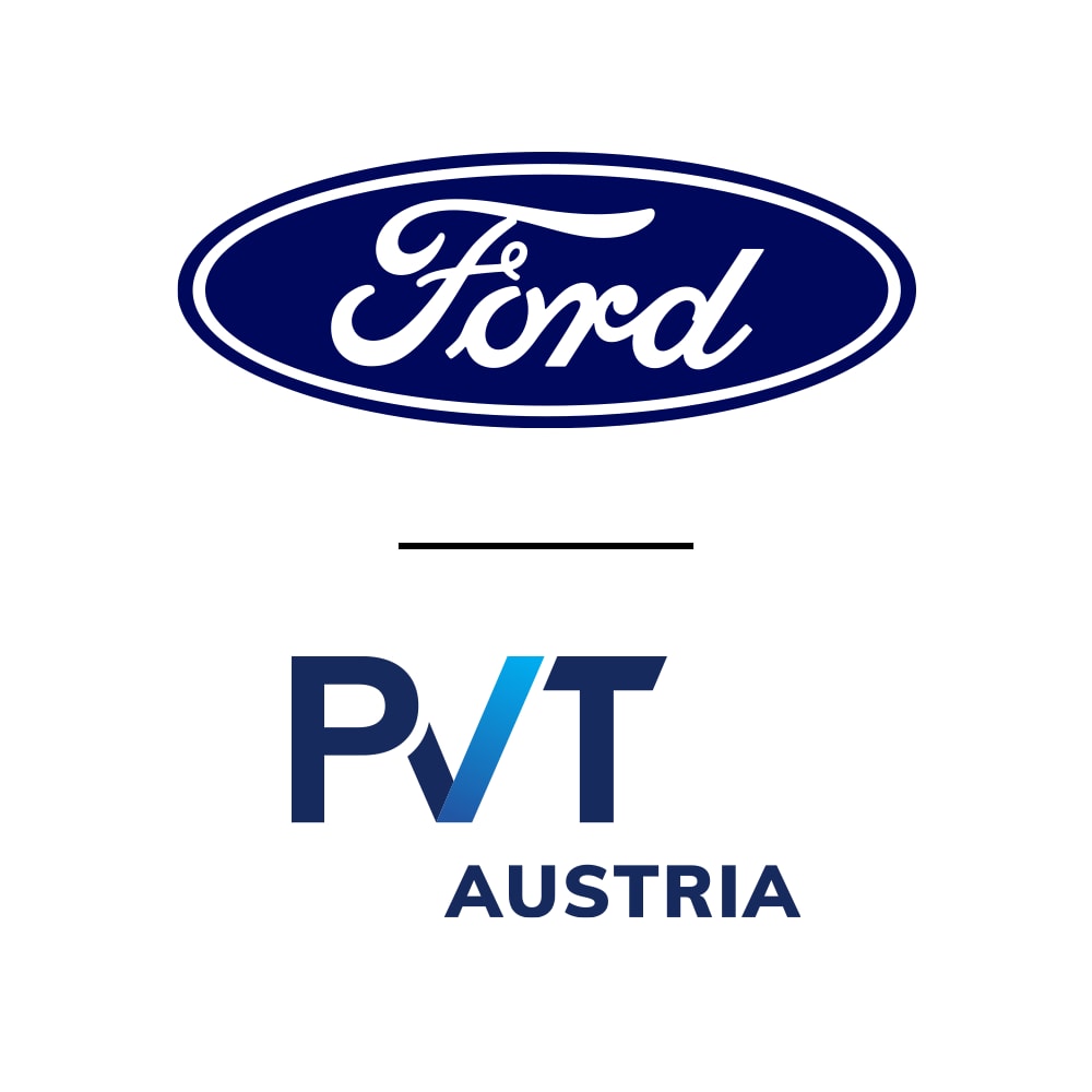 Ford Logo und PVTechnologies Logo