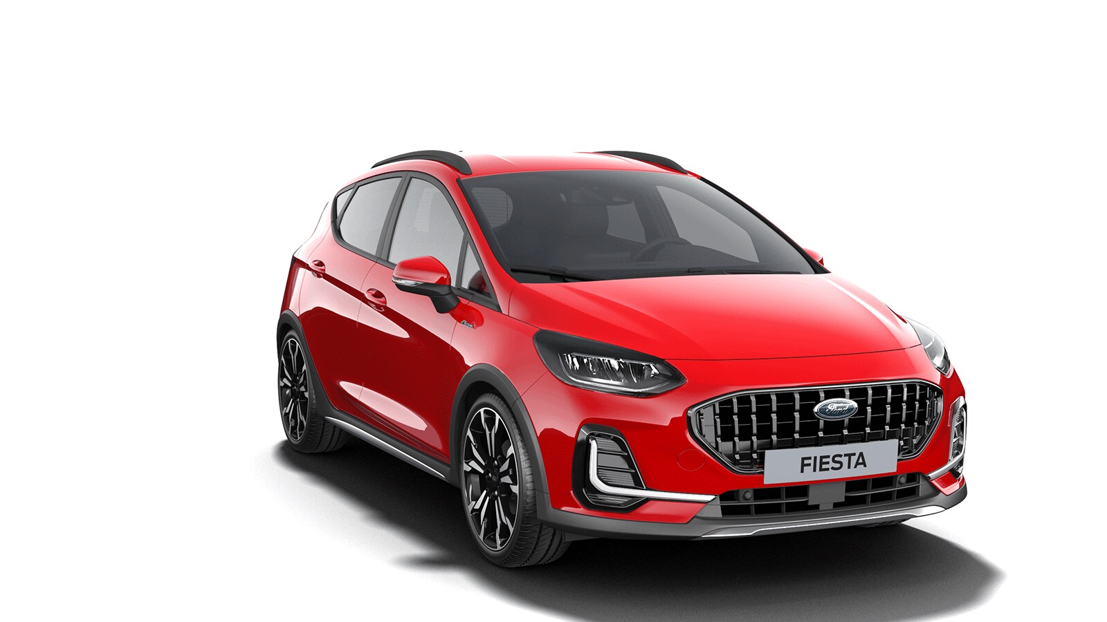 Ford Fiesta Active Vignale in Rot.