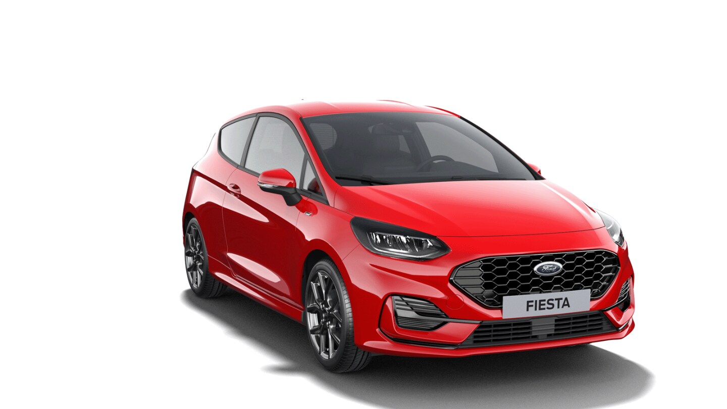 Ford Fiesta ST-Line X in Rot.