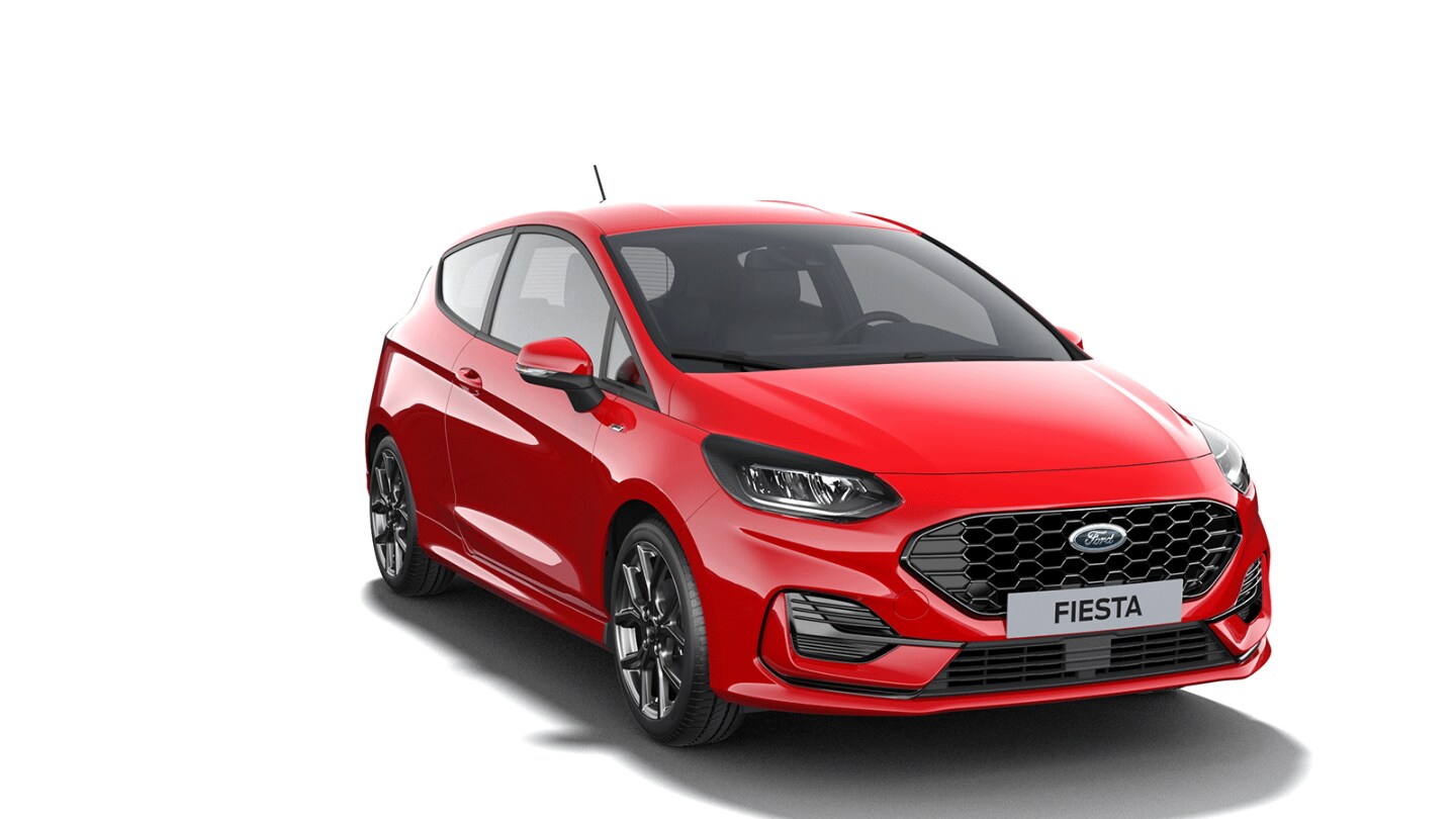 Ford Fiesta ST-Line in Rot.
