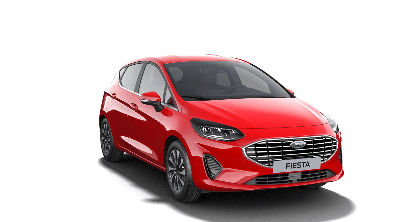 Ford Fiesta Titanium X in Rot.