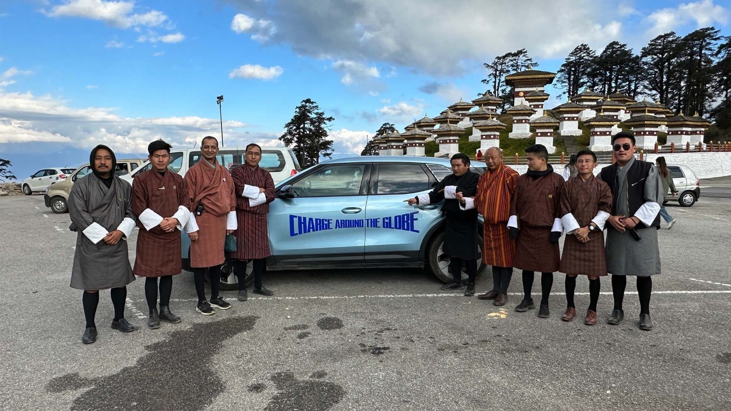 Ford Explorer in Bhutan.