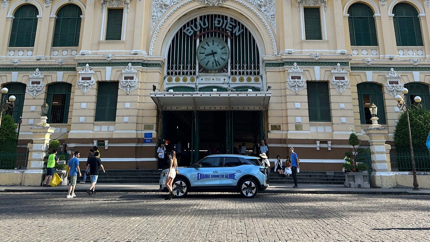 Der elektrische Ford Explorer in Vietnam.