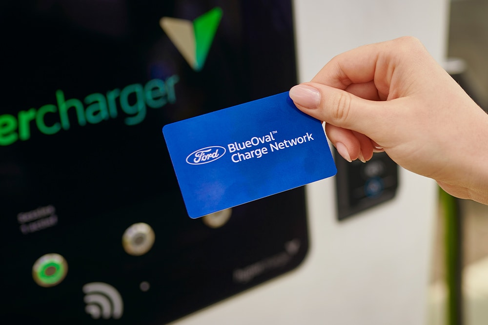 Ansicht auf RFID-Ladekarte.