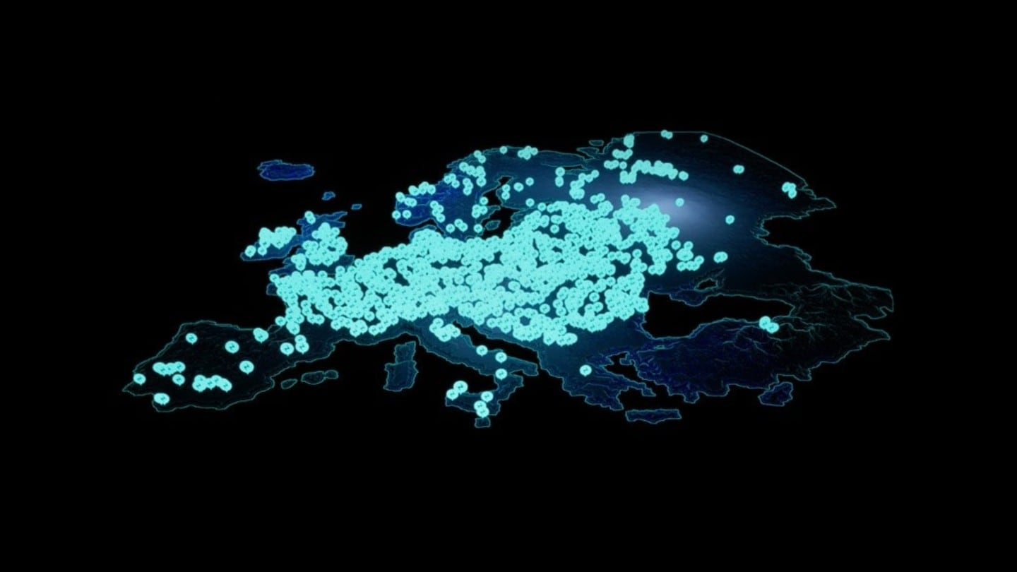 Visualisierung des Ladenetzwerks