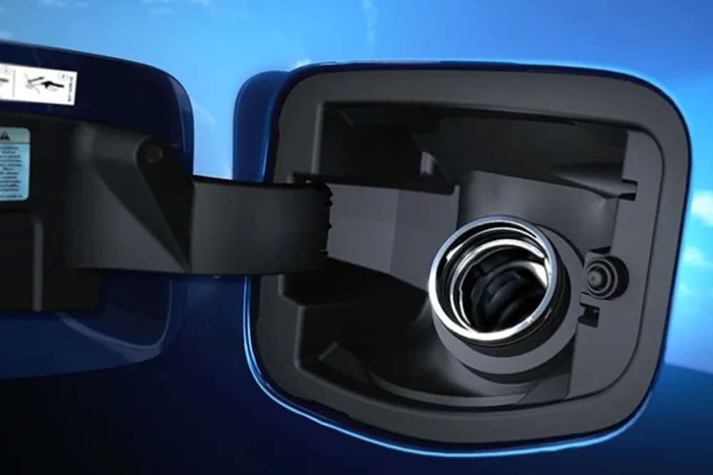 Detailansicht Tanköffnung