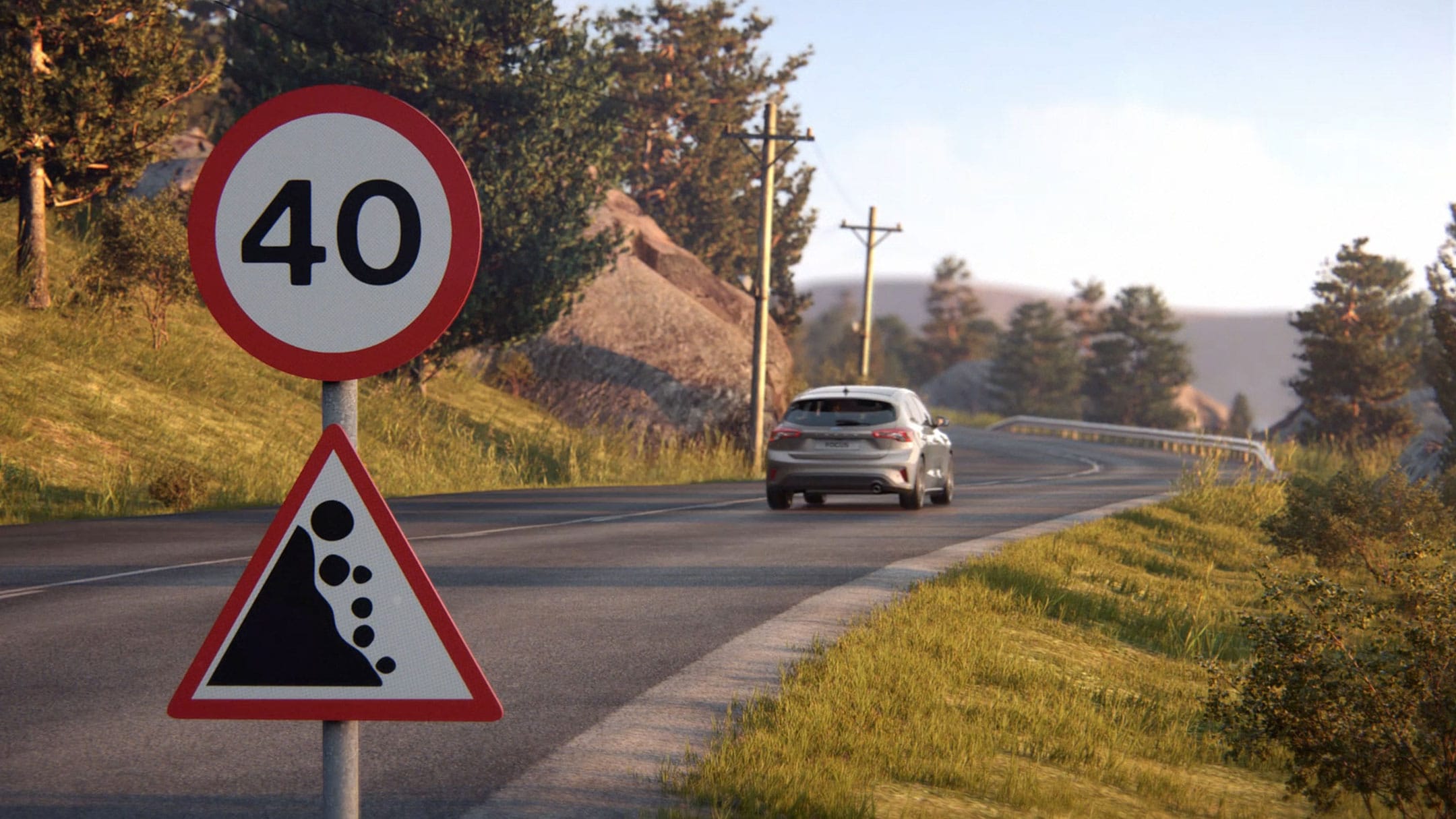 Ford Focus, Verkehrsschild-Erkennungssystem.