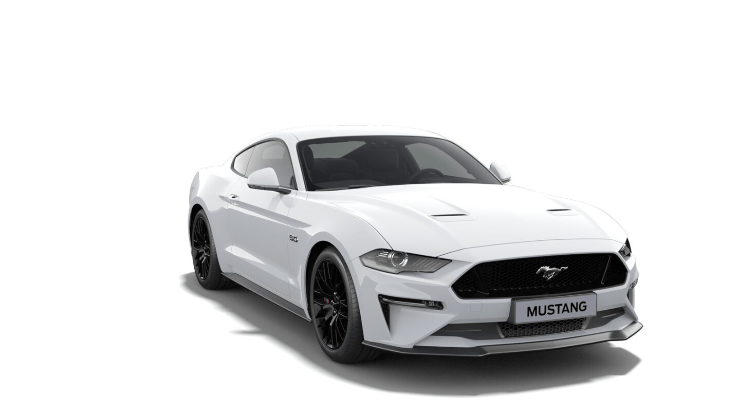 Ford Mustang GT in Weiß