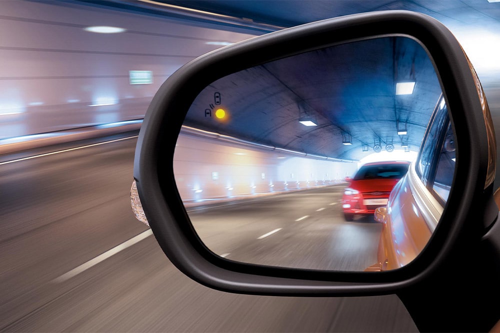 Ford Focus, Illustration Toter-Winkel-Assistent.