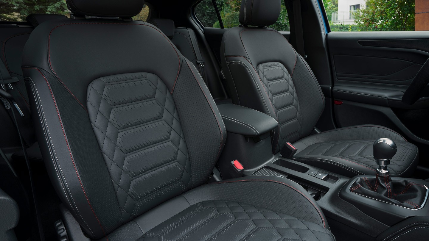 Ford Focus Innenraum. Detailansicht Sensico© Sitze.