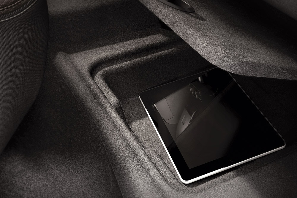 Ford Tourneo Connect. Detailansicht Stauraum.