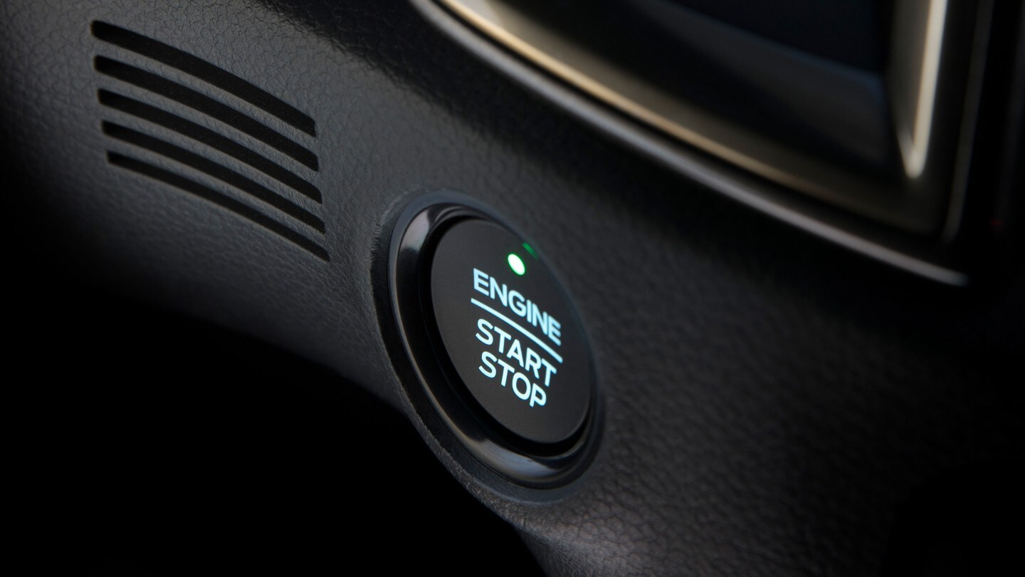 Ford Ranger Innenraum. Detailansicht Ford Power-Startfunktion