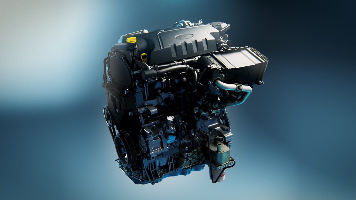 Detailansicht Ford EcoBlue Dieselmotor